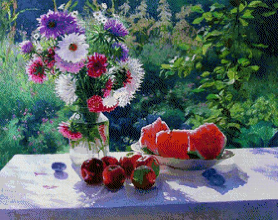 Gennadij Kiriczenko-Martwa natura - naturmort, ziwopis, cwety - предпросмотр