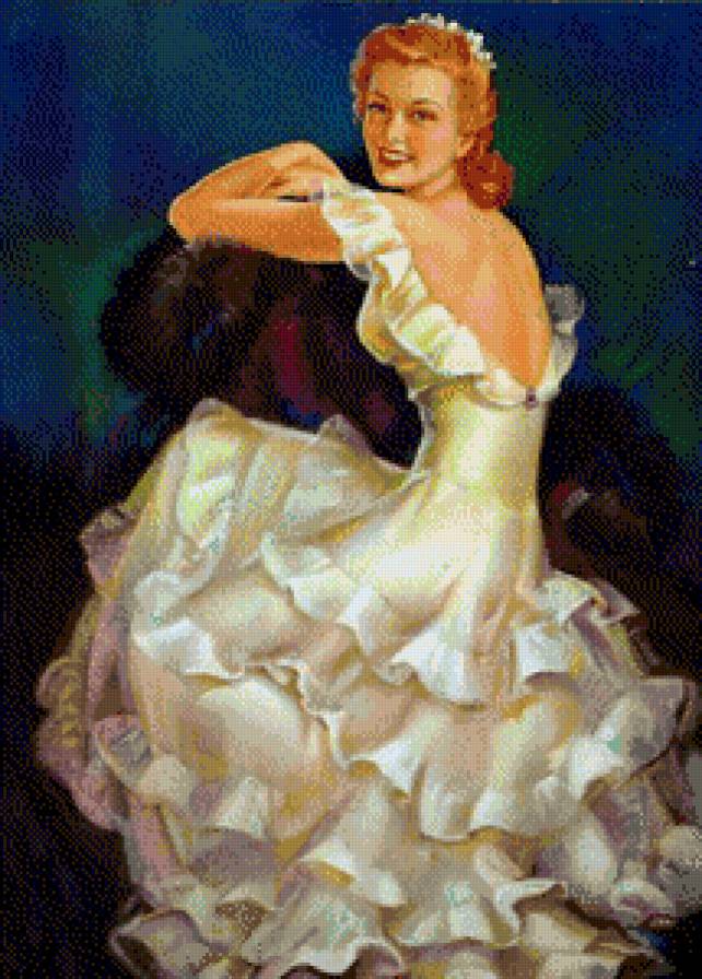 девушка ретро - девушки - предпросмотр