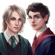 Схема вышивки «DM&HP»