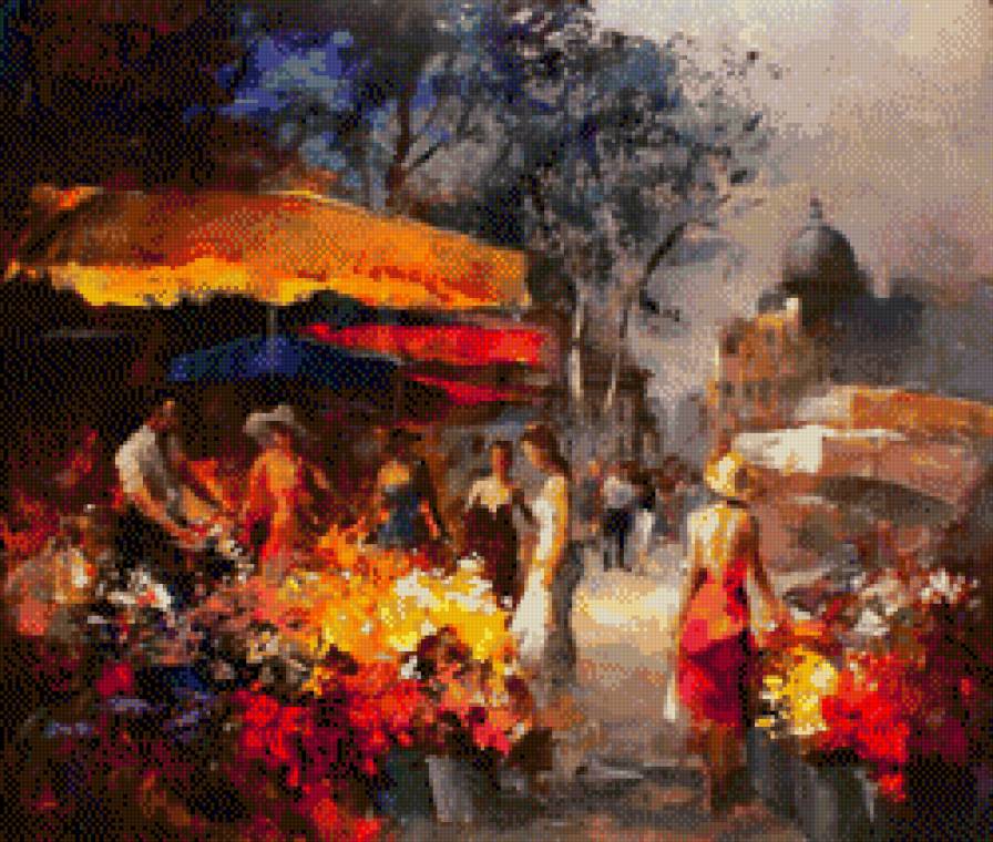 Willem Haenrayts - ziwopis, impresjonizm, pejzaz - предпросмотр