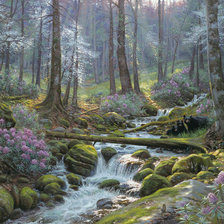 Схема вышивки «гармония природы»