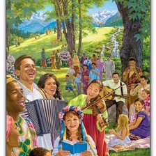 Схема вышивки «Новый мир»