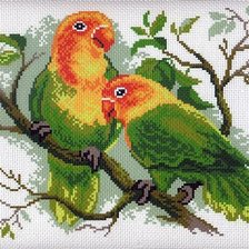 Схема вышивки «Неразлучники»