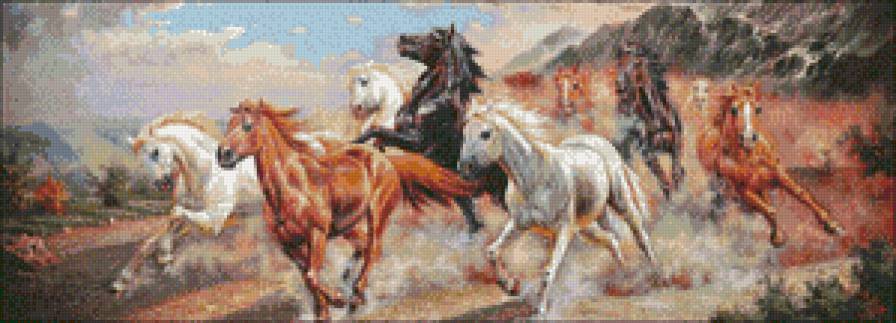 бегущие лошади - лошади. бег - предпросмотр