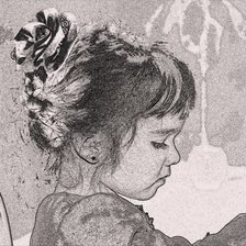 Схема вышивки «маленькая принцесса»