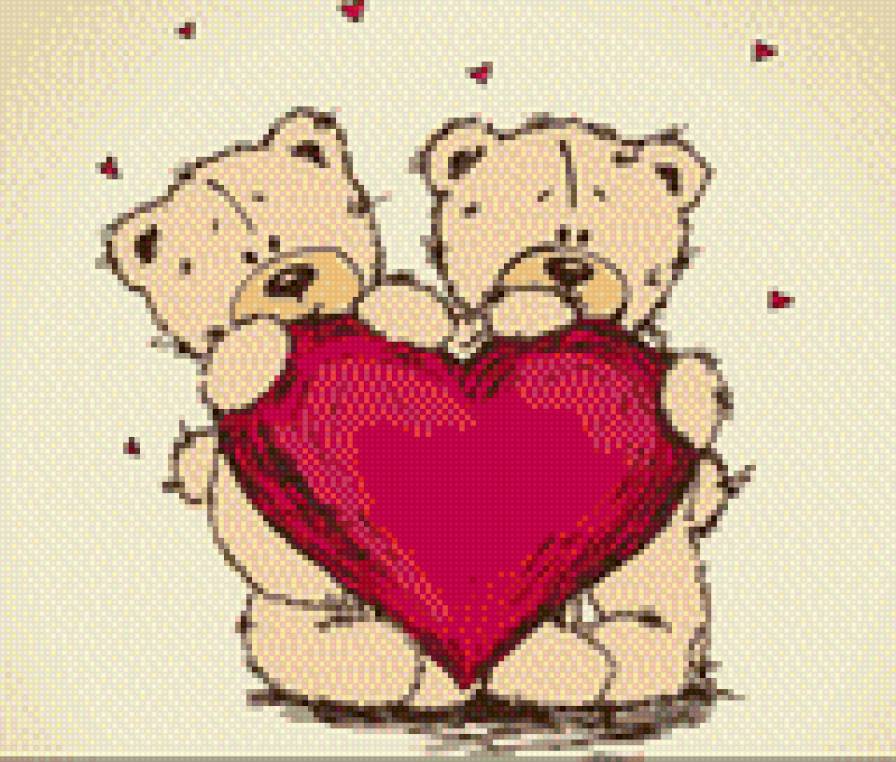 "ЛЮБОВЬ" - мишка, тедди, любовь, игрушка - предпросмотр