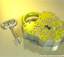 ключик и замочек