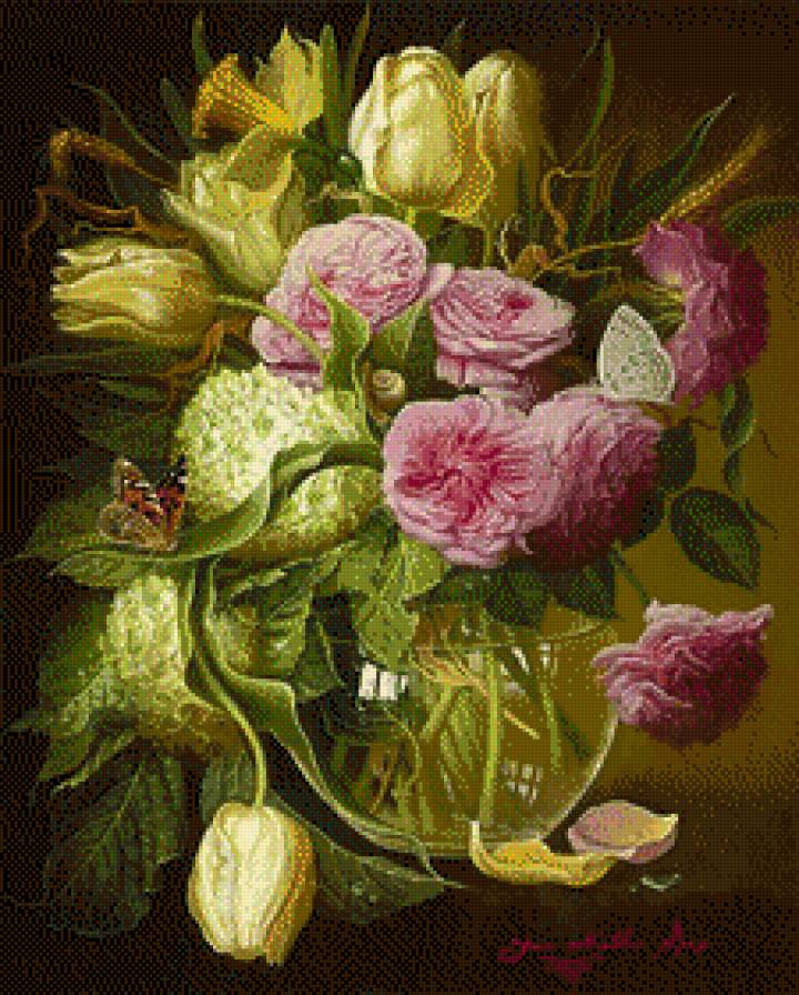 Jana Mowczan-Kwiaty - ziwopis, kwiaty - предпросмотр