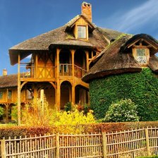 Схема вышивки «Милый домик»