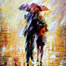 Схема вышивки «под дождем»