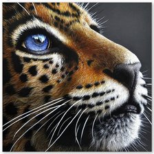 Схема вышивки «гепард»