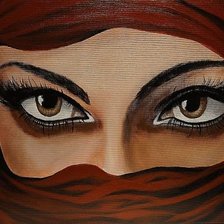 Схема вышивки «Взгляд»