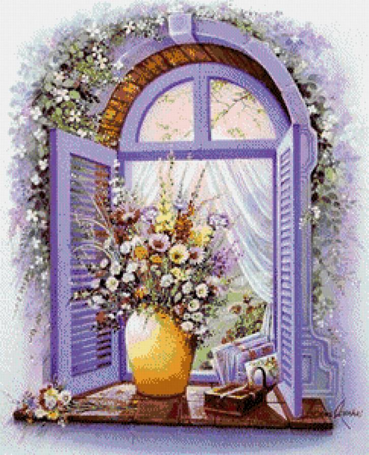 За окном Весна - времена года - предпросмотр