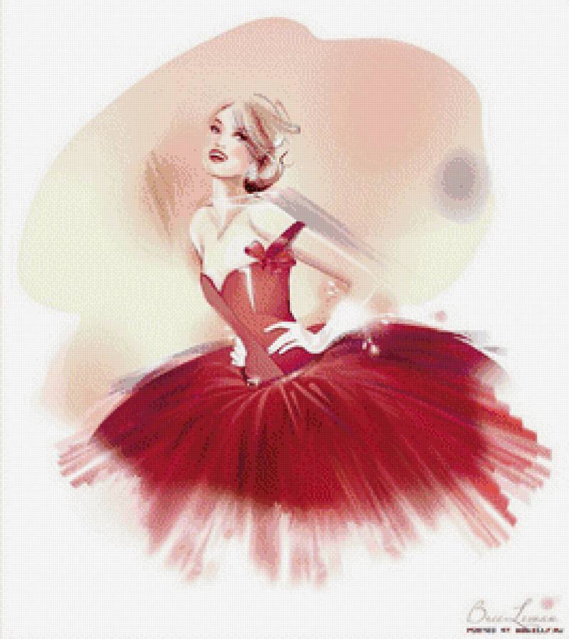 Балерина - девушка, красавица, дама - предпросмотр