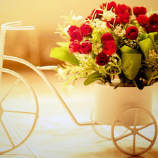 Схема вышивки «велосипед»