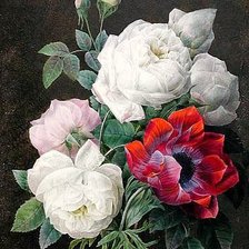 Схема вышивки «цветы»