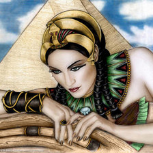 Схема вышивки «Принцесса Египта»