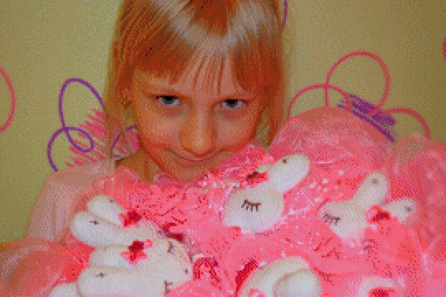 мамина дочка - цветы, дети, праздник - предпросмотр