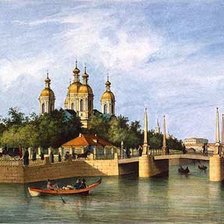 Схема вышивки «Городской пейзаж»