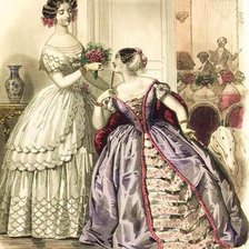 Схема вышивки «Дамы из прошлого»