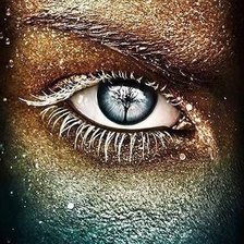 Схема вышивки «Взгляд»