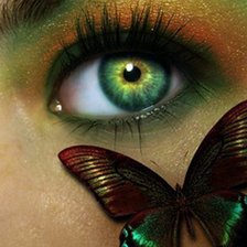 Схема вышивки «Взгляд»