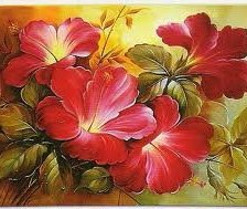 Схема вышивки «цветы»