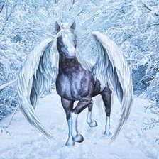 Схема вышивки «Пегас»