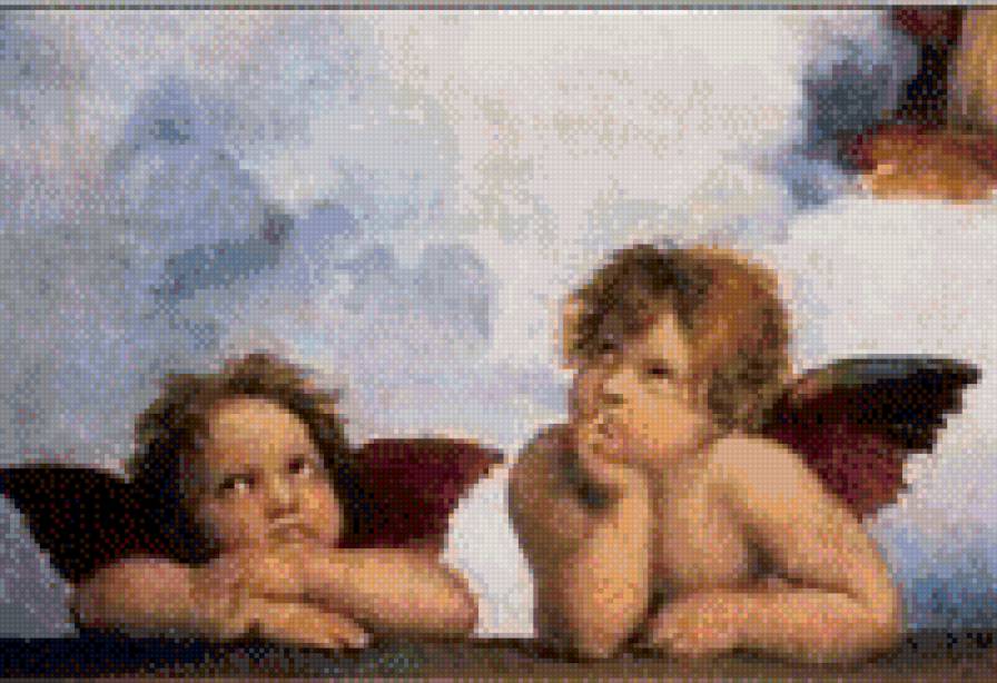 мечтающие ангелы - ангелочки - предпросмотр