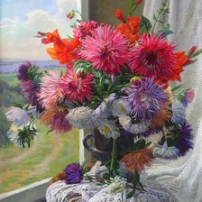 Схема вышивки «Букет»