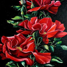 Схема вышивки «букет цветов»