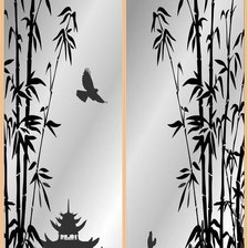 Схема вышивки «Восточно-азиатский мотив.Диптих.»