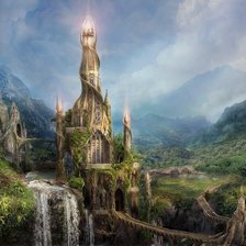 Схема вышивки «wizard_s_tower»