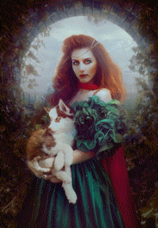 Sinistre fabula - собака, девушка, рыжая, животное - предпросмотр