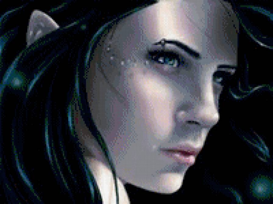 Эльфийка - эльф, девушка - предпросмотр