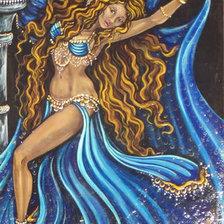 Схема вышивки «Танец живота»