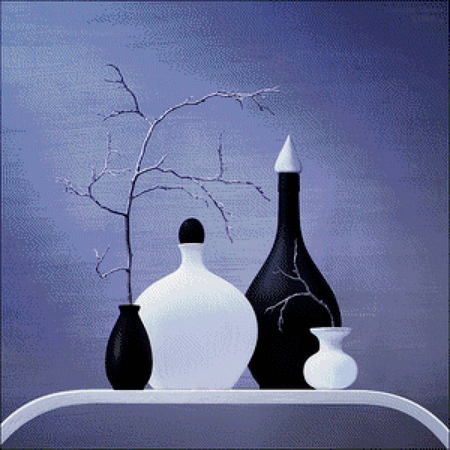 натюрморт - посуда, натюрморт, вазы - предпросмотр