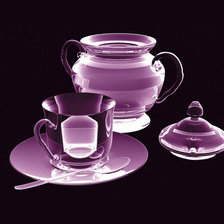 Схема вышивки «В сиреневых тонах»