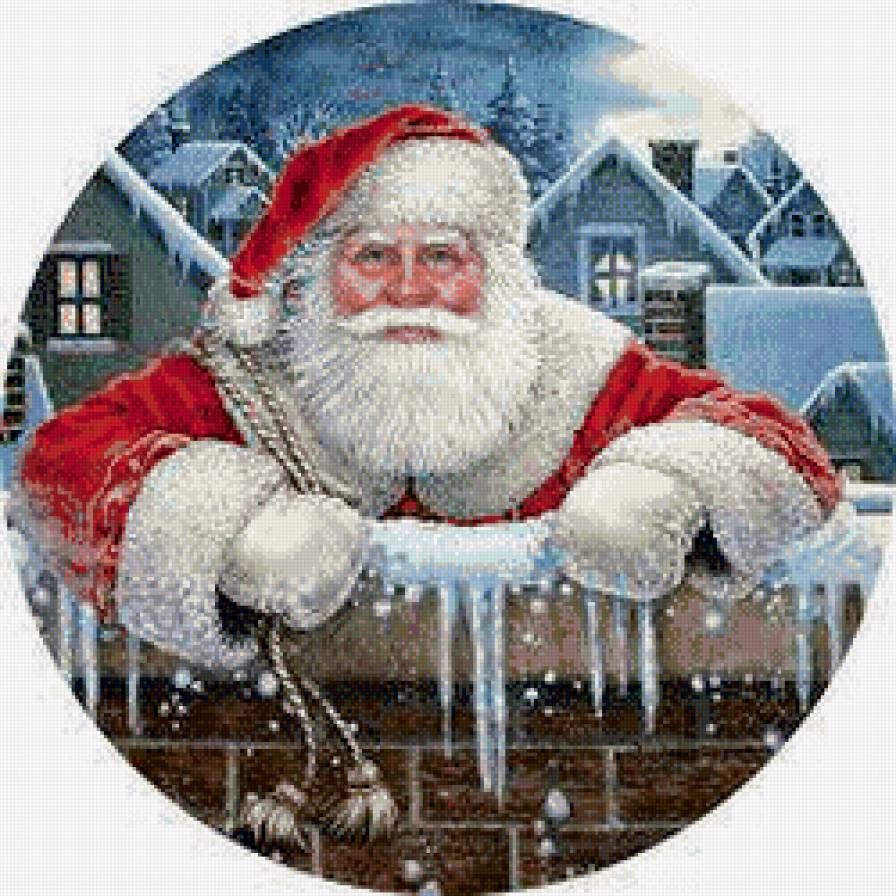 №571622 - зима, рождество, дед мороз - предпросмотр