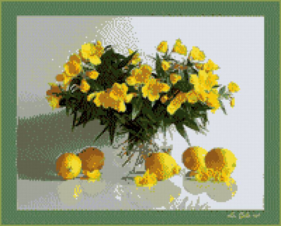 ЛИМОНЧИКИ - натюрморт, фрукты - предпросмотр