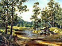 Схема вышивки «ЛЕСНОЙ РУЧЕЙ»