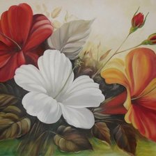 Схема вышивки «Цветы»