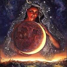 Схема вышивки «Леди Ночь»