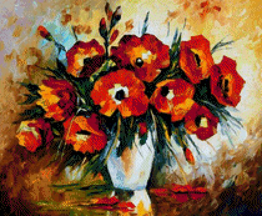 Букет маков. Афремов - букеты, маки, афремов - предпросмотр