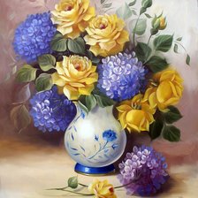 Схема вышивки «букет»