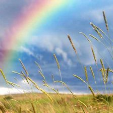 Схема вышивки «радуга»