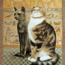 Схема вышивки «Почти как Сфинкс!»