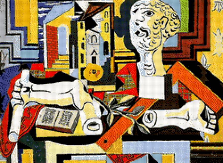 Studio with plaster head 1925 - pablo picasso - предпросмотр