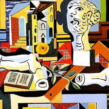 Studio with plaster head 1925