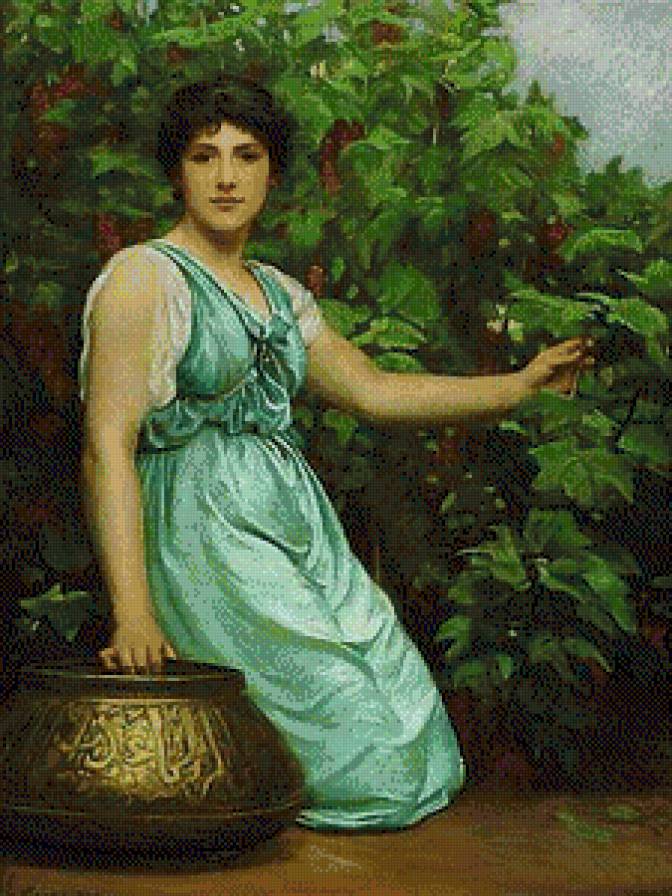 собирающая урожай - девушки - предпросмотр